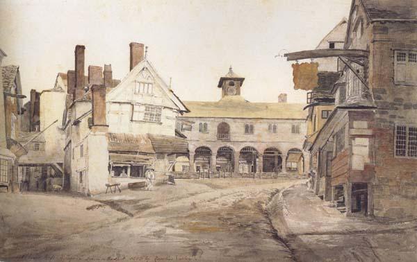  Ross Market Place,Herefordshire a sketch on the spot (mk47)